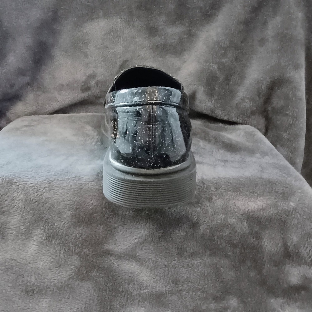 Art Class Celia Glitter Slip-On‎ Loafers Black Onyx  - Girls Size 3 - Picture 6 of 16
